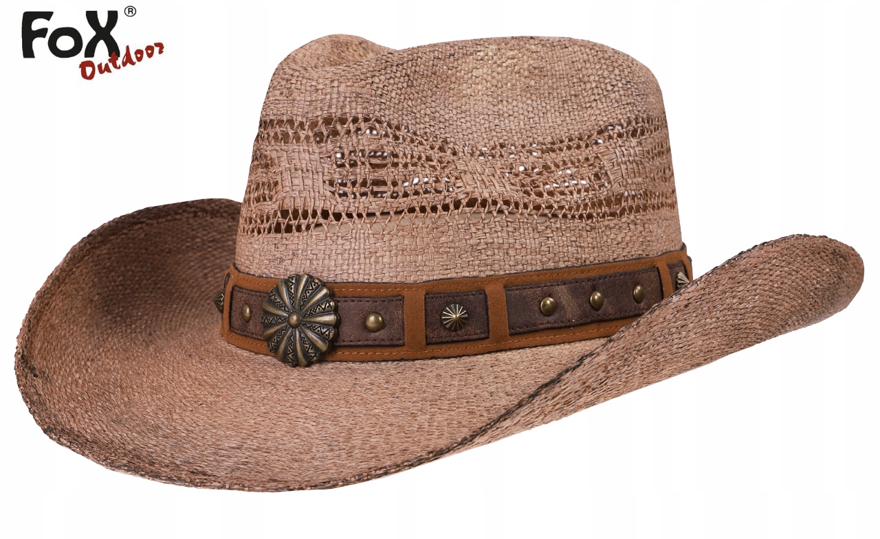 KAPELUSZ KOWBOJSKI COLORADO Brązowy FOX OUTDOOR Rozmiar (obwód głowy w cm) 59
