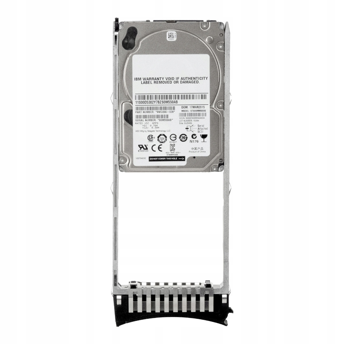 Ibm 00Y5800 600GB 10K 64MB SAS-2 2.5'' ST600MM0006