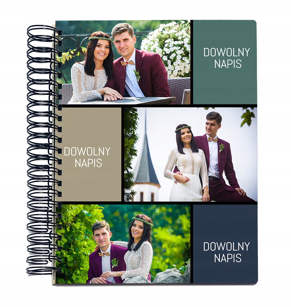 Album drewniany z Twoim zdjęciem napisem druk Uv bezpośrednio na drewnie A4