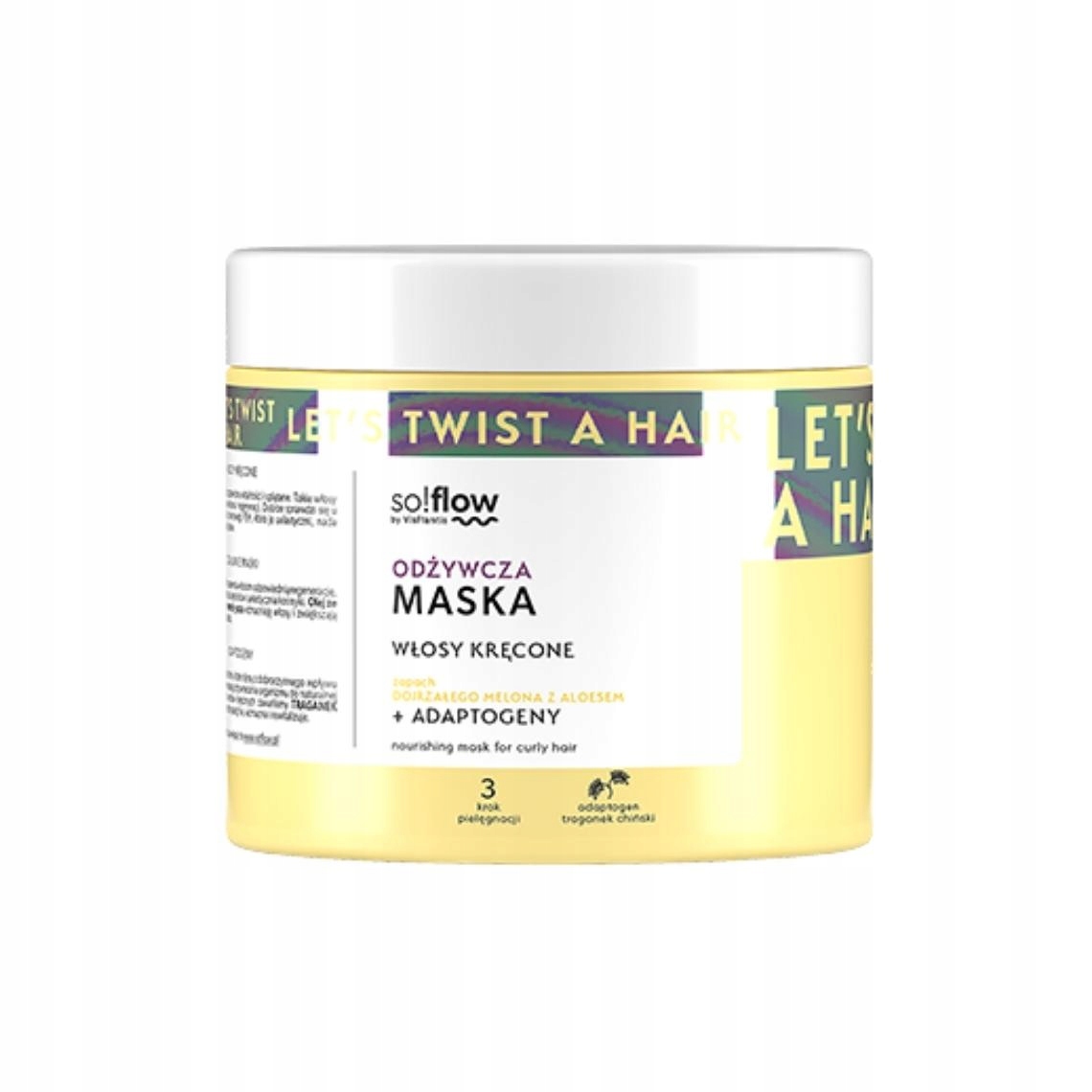 

So!Flow, Maska odżywcza do włosów kręconych melon,
