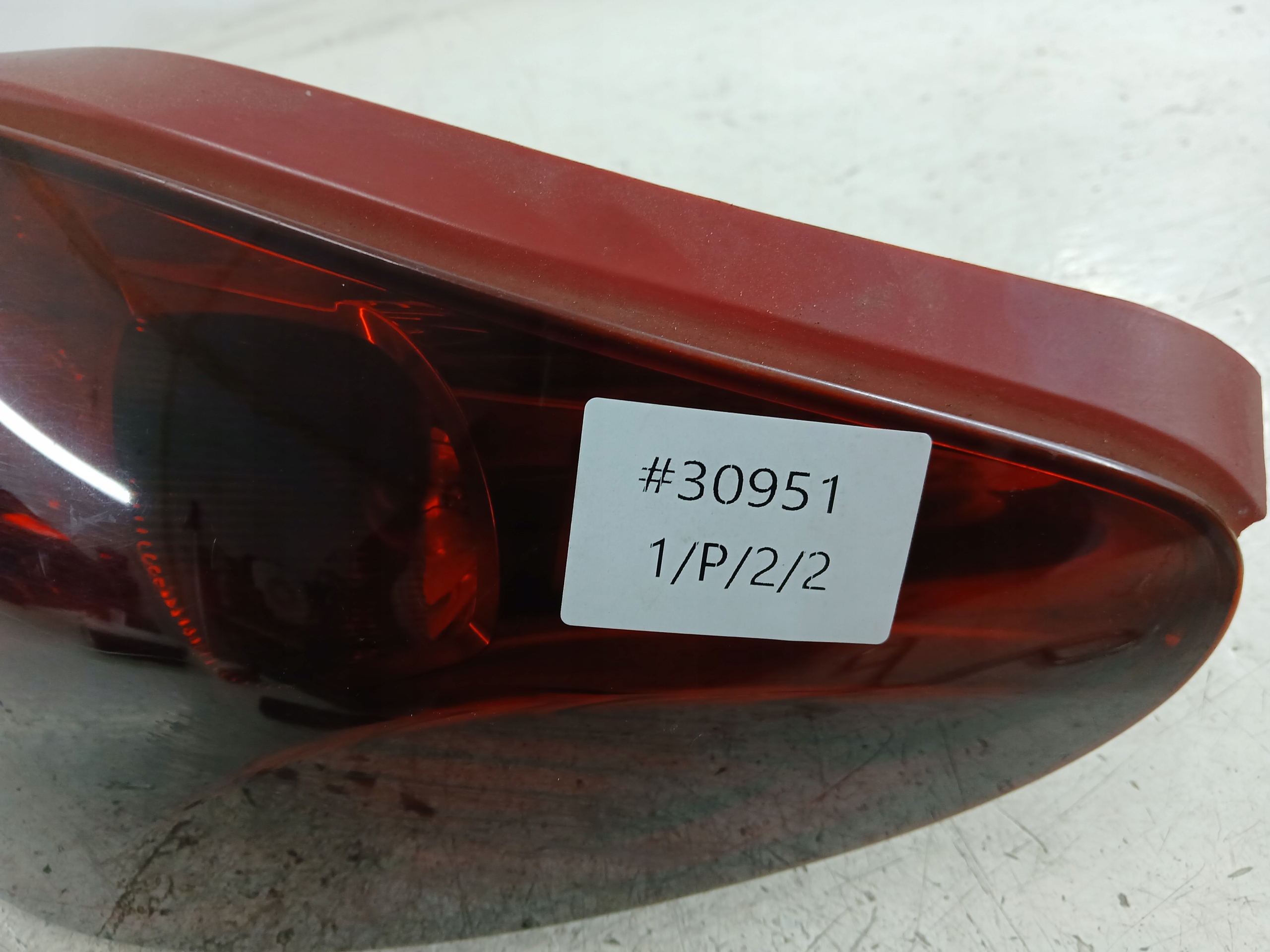 PEUGEOT 207 CC CABRIO light right rear part CIEMNA