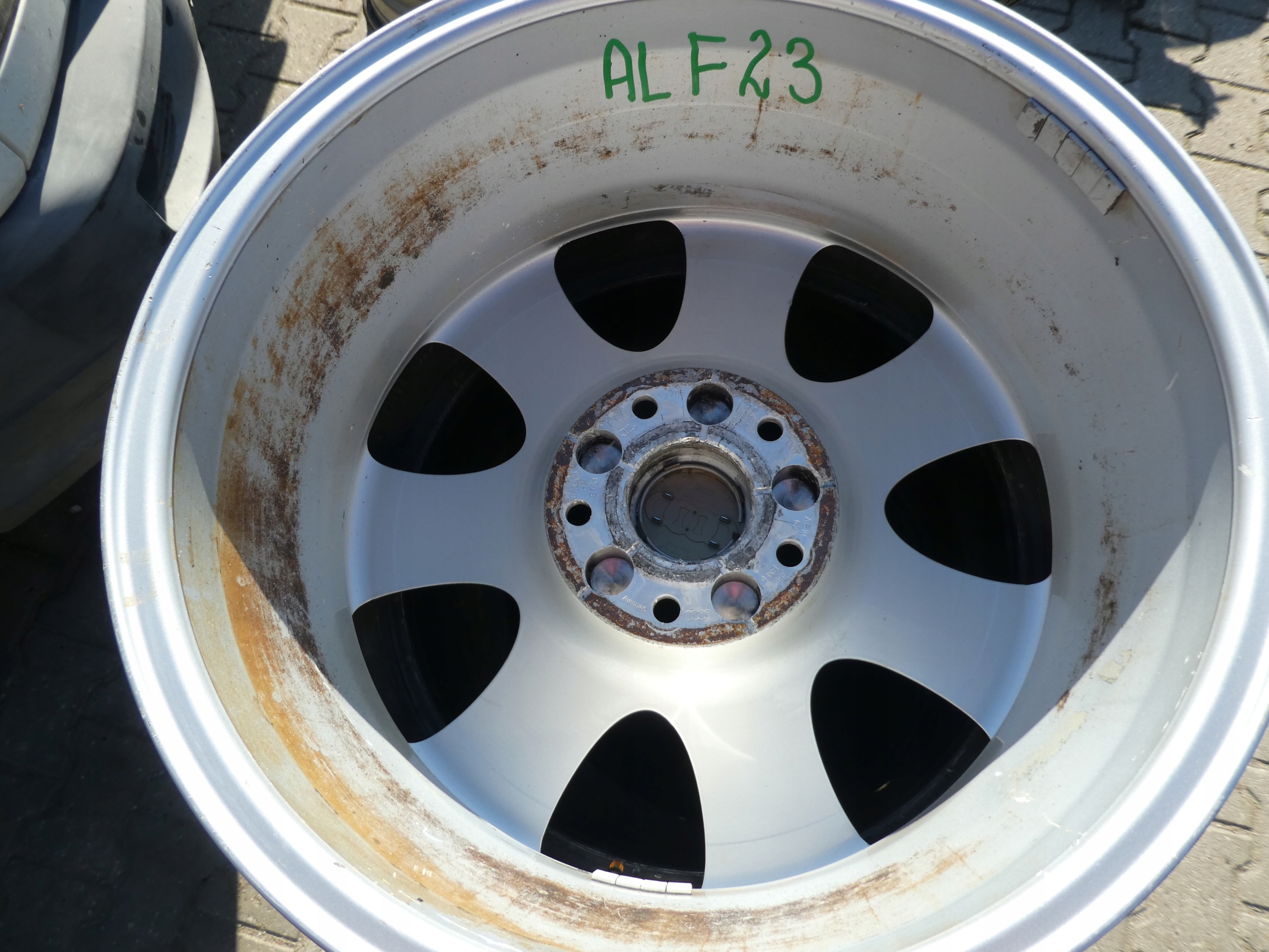4X ALU discs original AUDI 4L0601025E