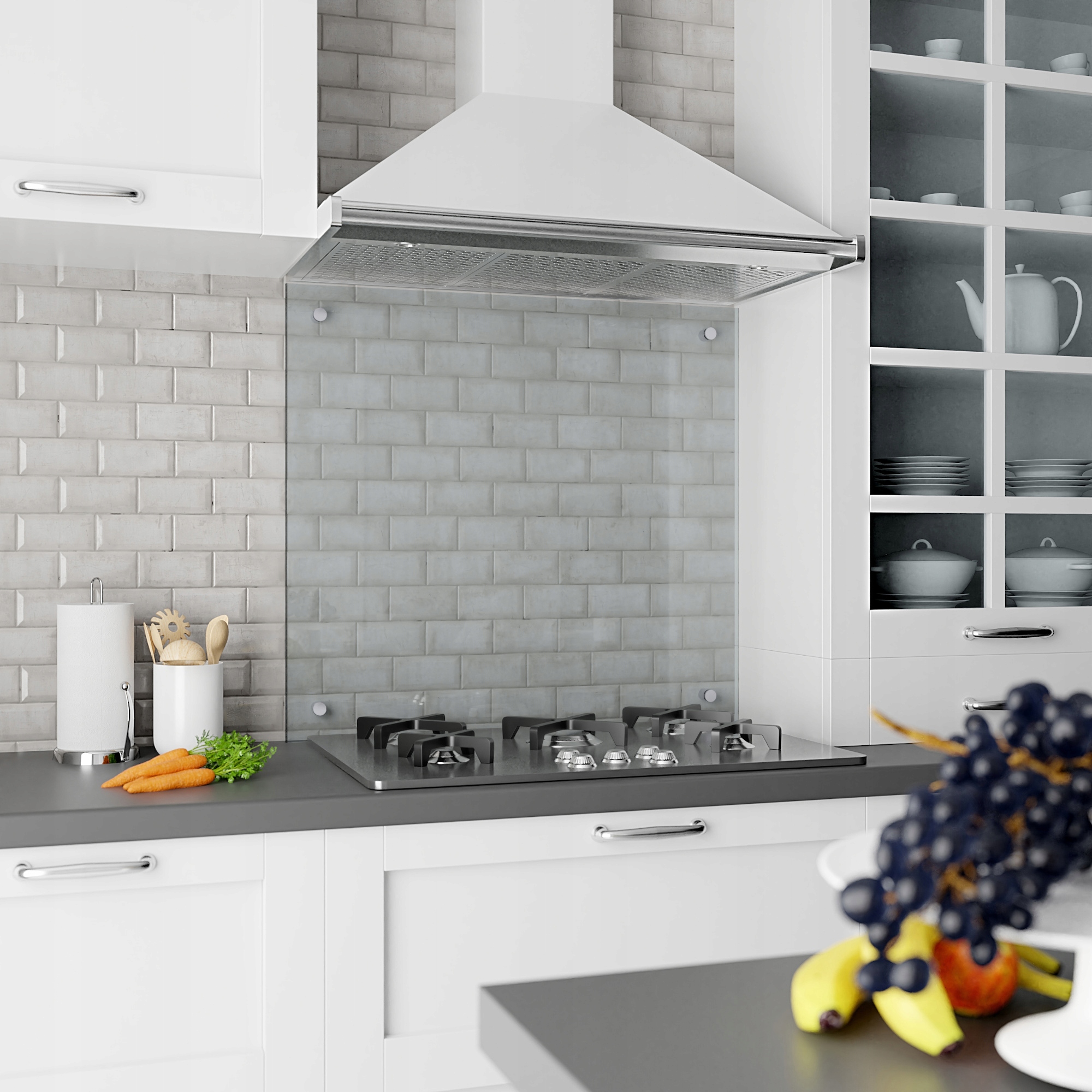 Szkło Hartowane do Kuchni Panel ESG 100x50 Opti Liczba m² w ofercie 0.5 m²