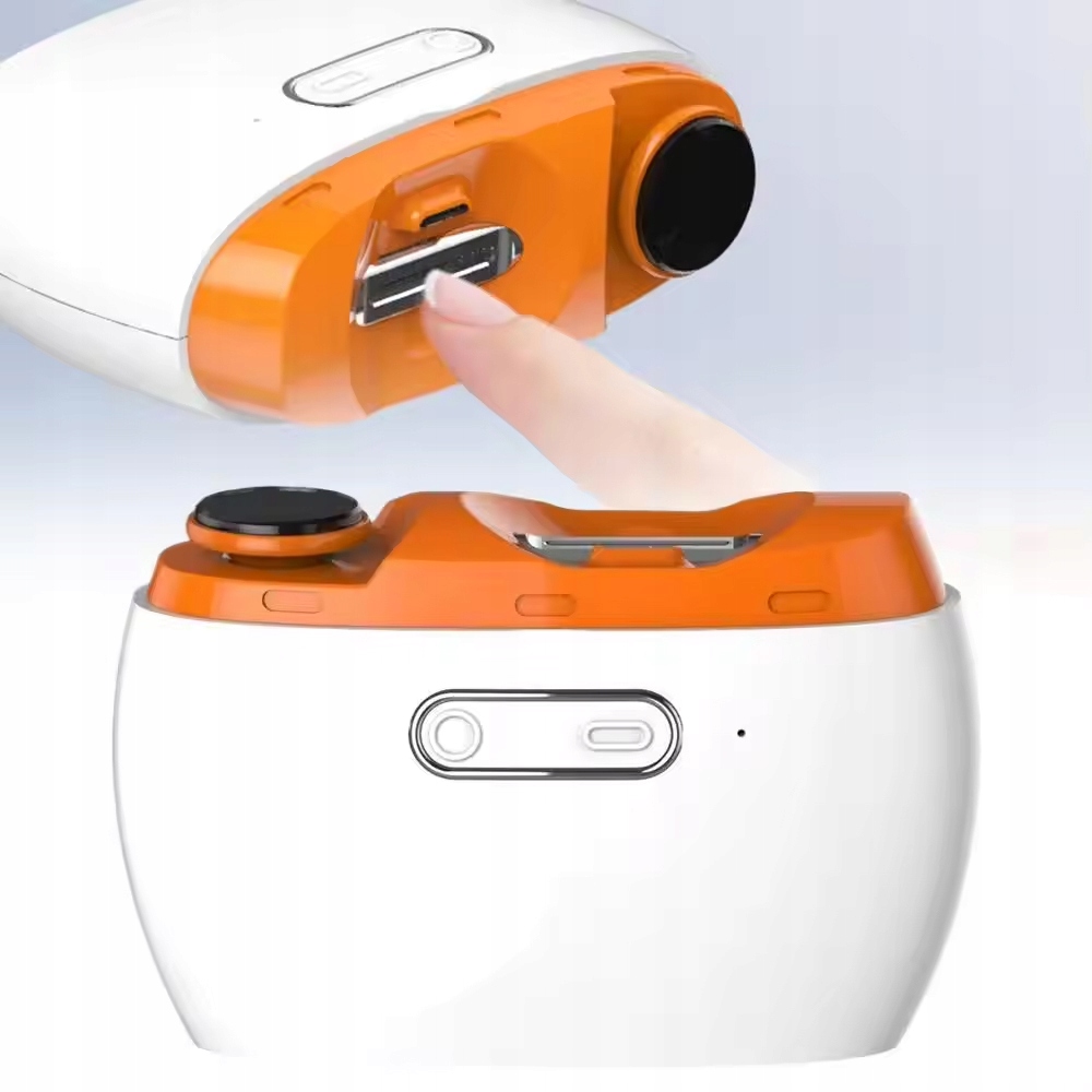Elektrický automatický zastřihovač nehtů, akumulátorový Usb, 500 mAh