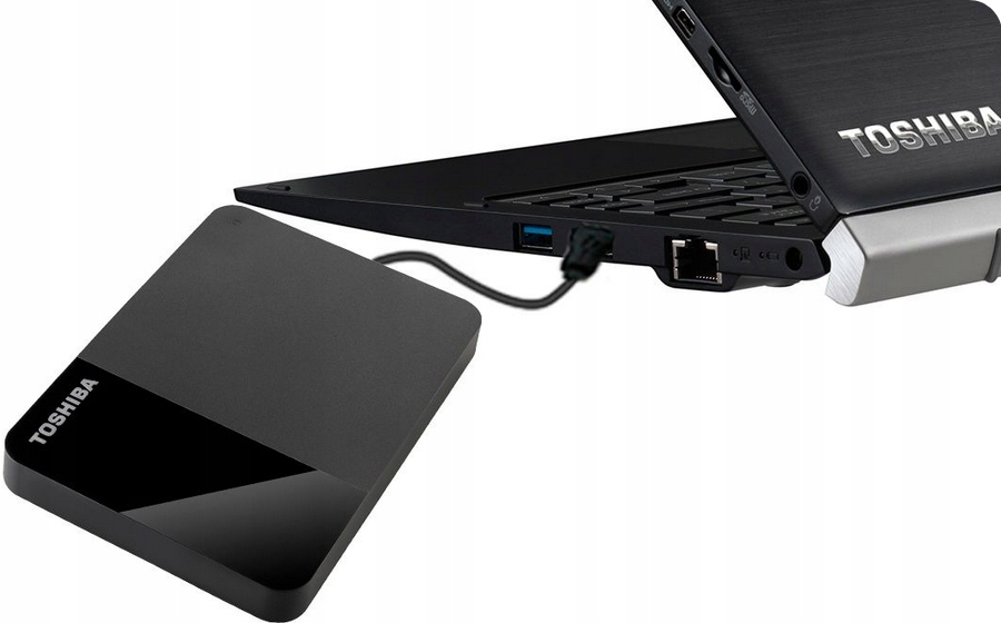 Toshiba External Hard Drive Canvio Ready (2.5" 4TB, USB3.2 Gen 1, Black) — 7