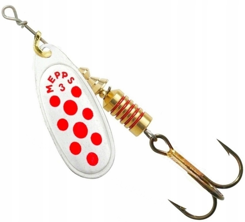 Mepps Comet Silver Red Dots Nr.3 6,5g The Oryginal Packed World's #1 Lure