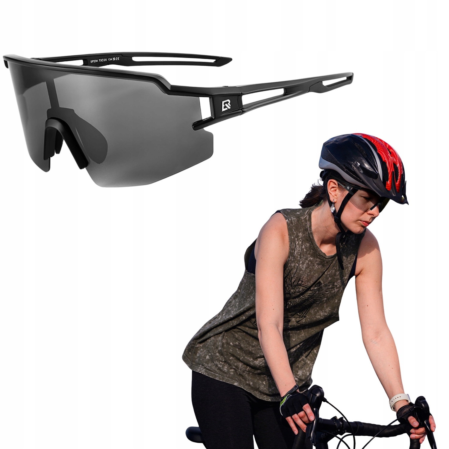 Okulary Rowerowe Sportowe Na Rower Polaryzacyjne UV400 Ultralekkie Rockbros