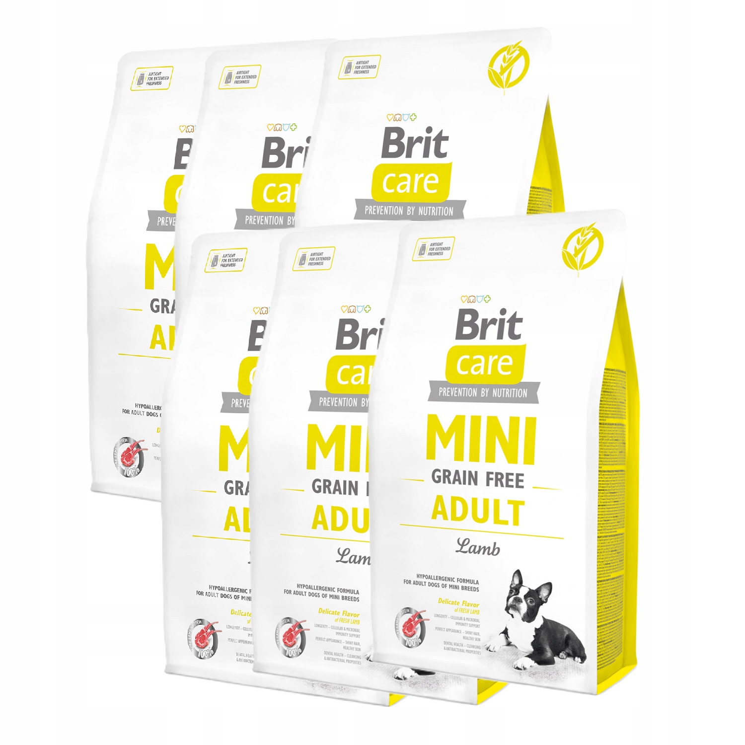 Levně Brit Care Dog Mini Grain Free Adult Jehněčí Karton Balení 6 Kusů 6x2kg 12kg