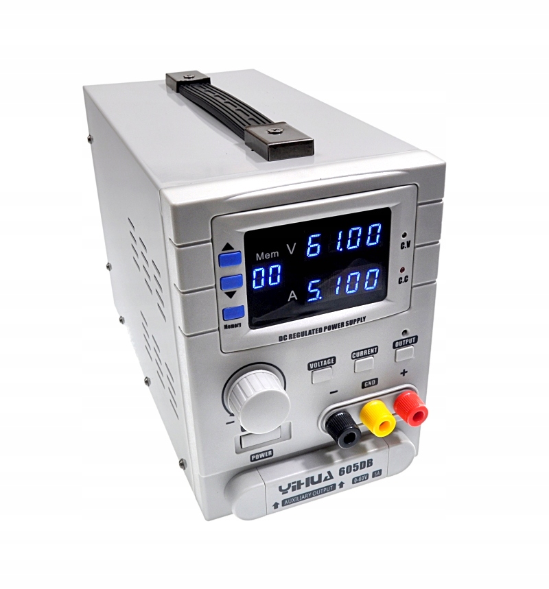 Laboratorní napájecí zdroj Yihua 605DB DC 0-60V 5A programovatelný s pamětí