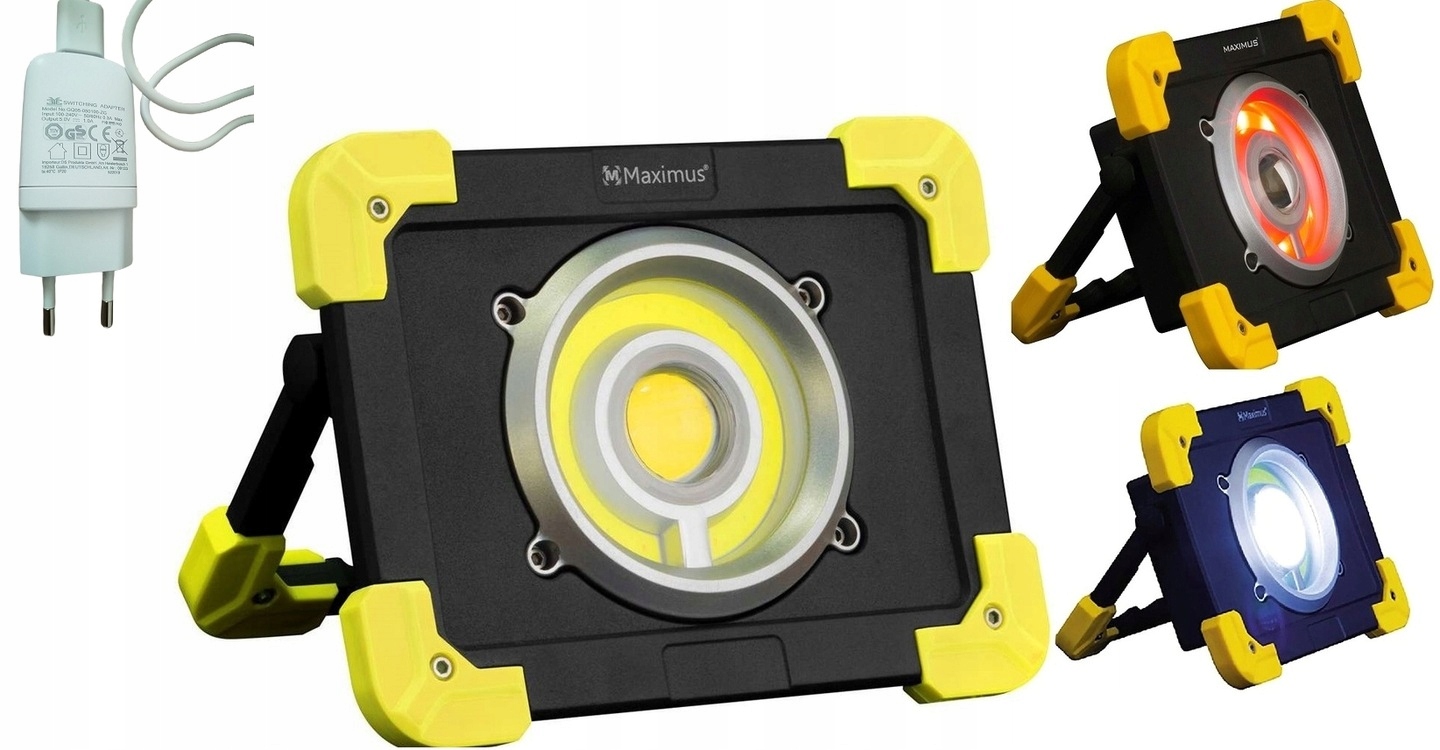 HALOGEN LED NAŚWIETLACZ LAMPA ROBOCZA/power bank 1500 lm 20 W