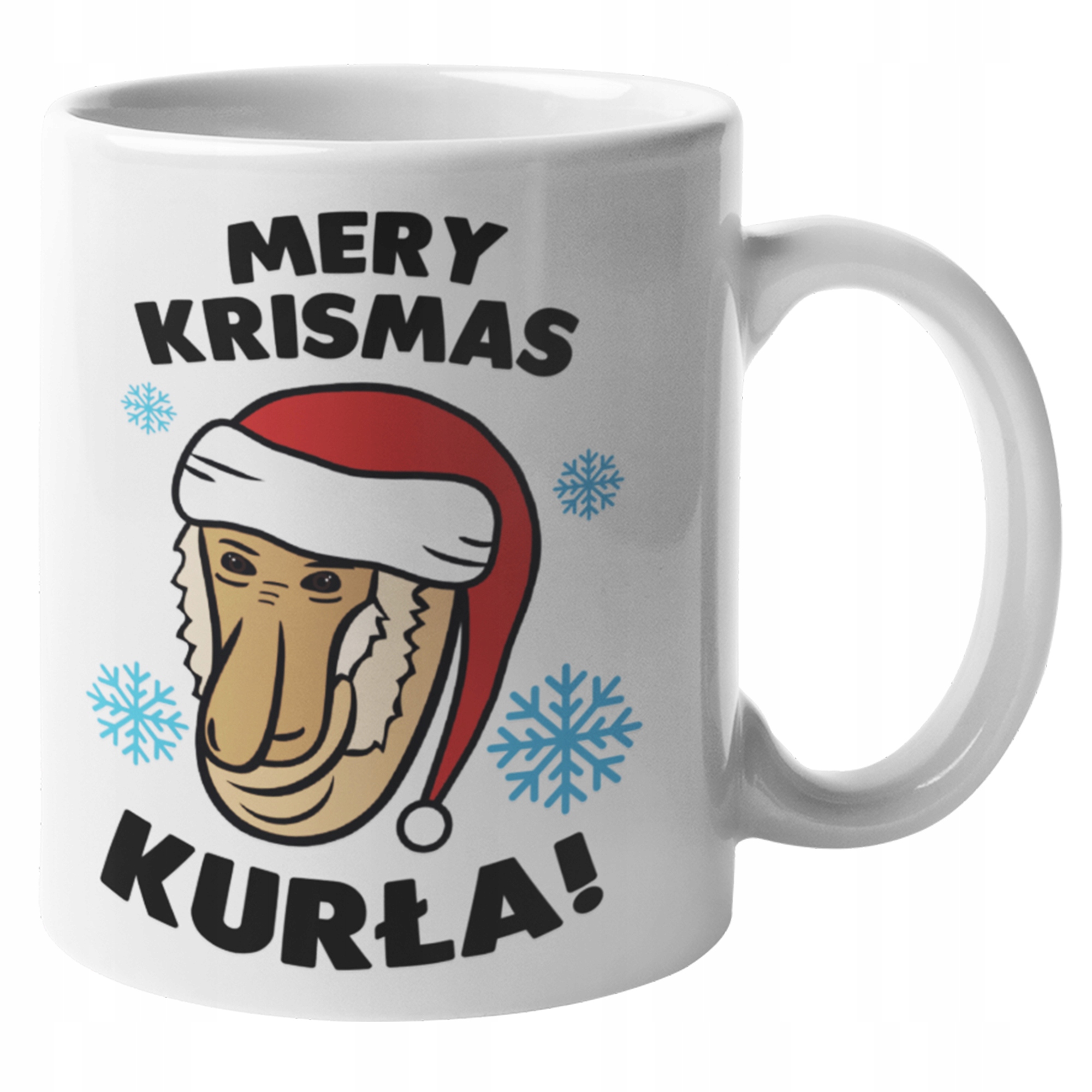

Kubek Na Święta Mery Krismas Kurła Janusz