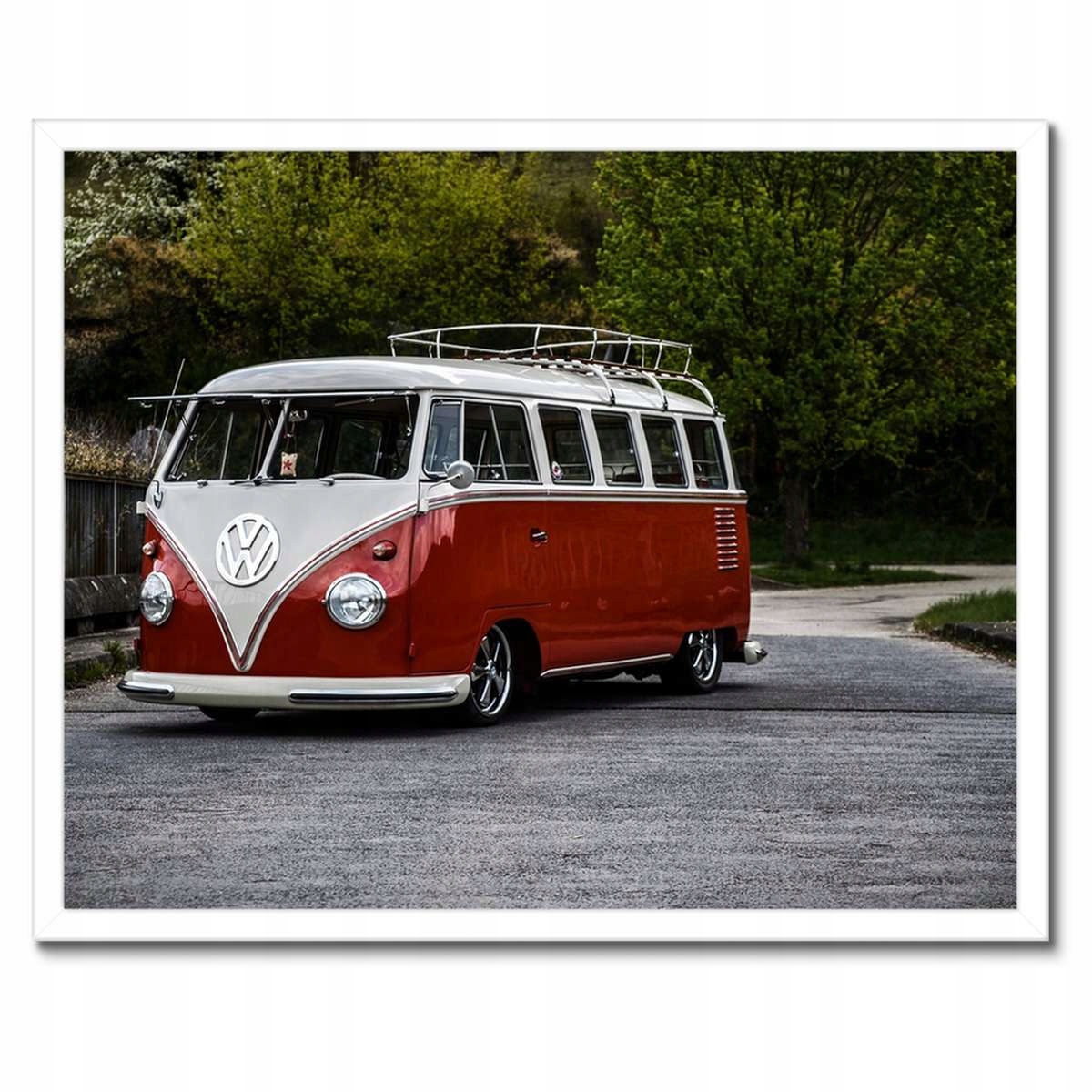 Plakáty v rámu 50x40 Volkswagen Transporter Vw