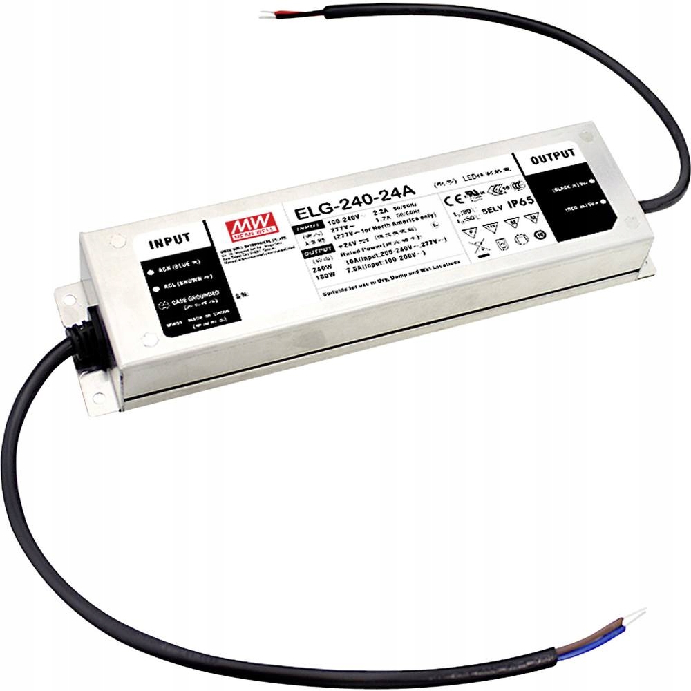 MeanWell Zasilacz Impulsowy Led 240W 24V ELG-240-24A-3Y