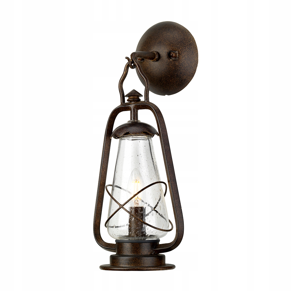 Vonkajšie nástenné svietidlo vintage lampa starohnedá rustikálna Elstead