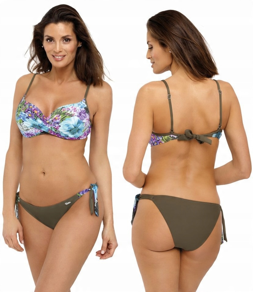 

Kostium kąpielowy M-521/1 strój push-up khaki 36
