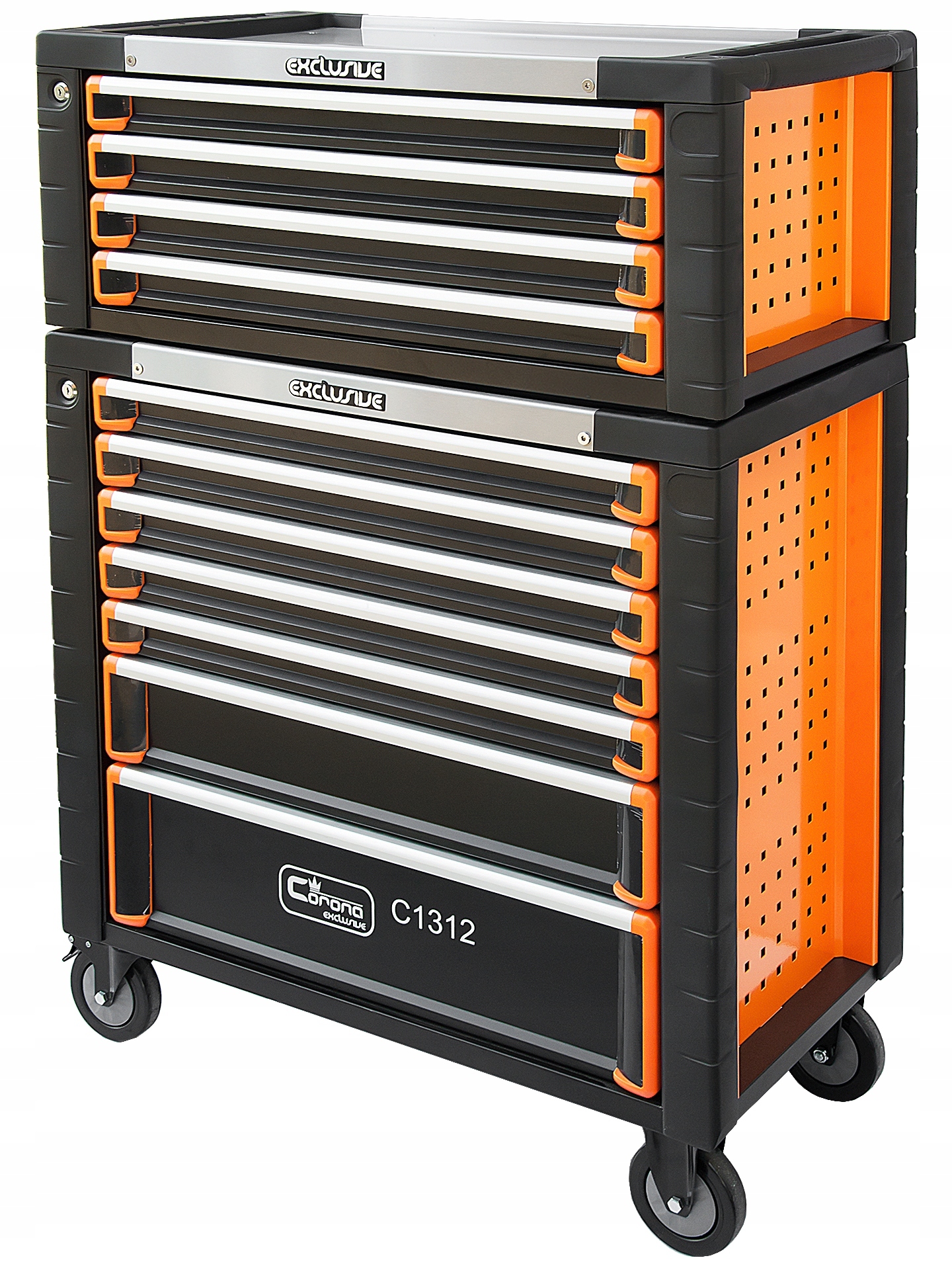 Wózek szafka narzędziowa wyposażenie 11 szuflad 736 elementy Richmann Marka RICHMANN