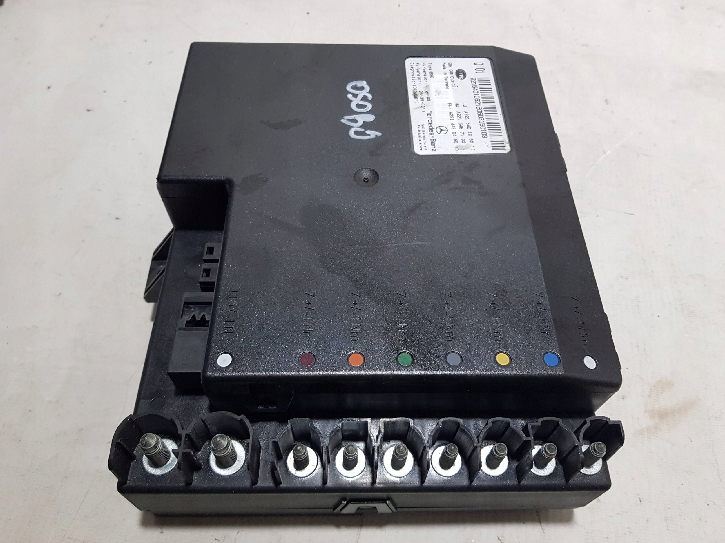 Mercedes S klasa W221 modulo Centralina BSG per batteria A2215401062