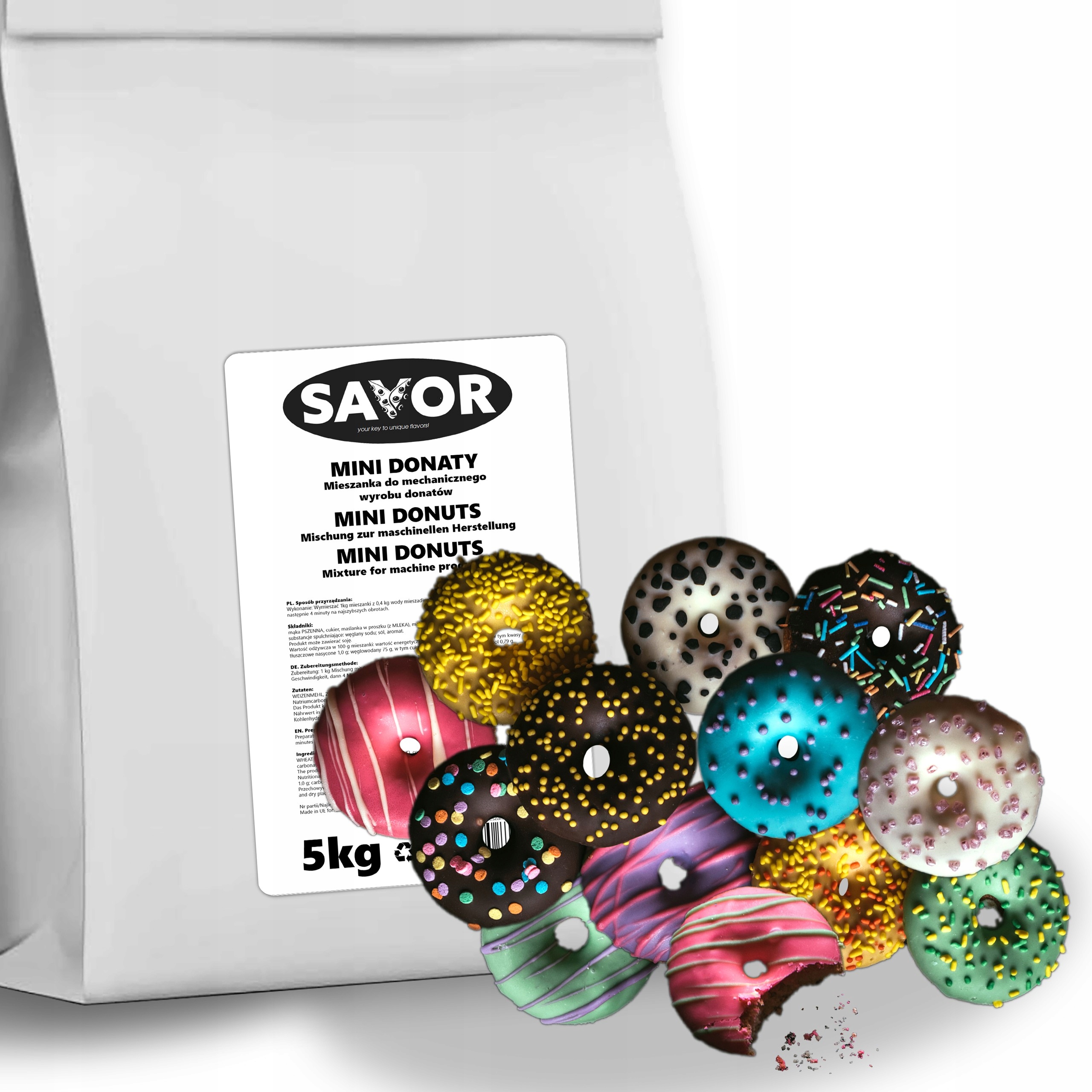 Levně Směs mini koblih Donaty Savor 5 kg