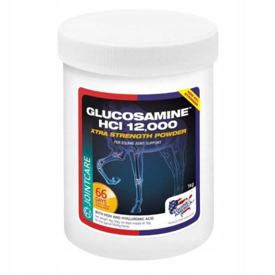 Equine America Glucosamine Hci 12000 – wspiera stawy dla koni horse 1 kg