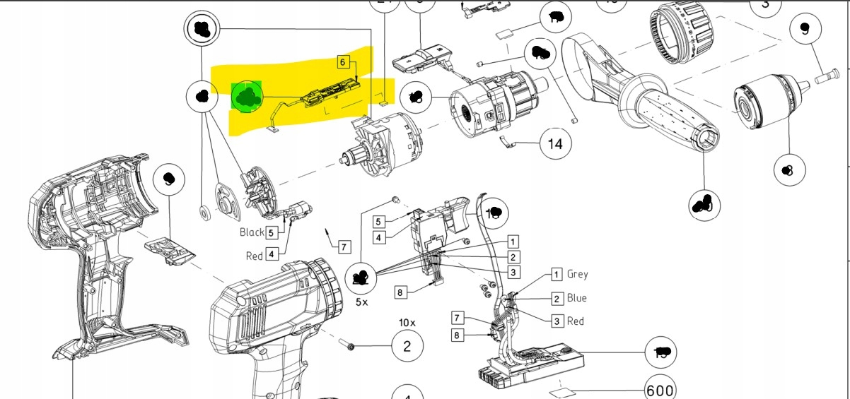 hilti sf sfh 6 -A 22 ELEKTRONIKA