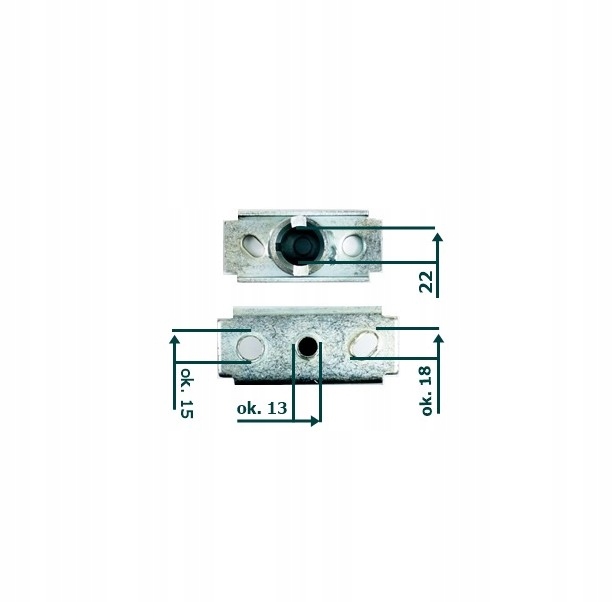 ADAPTER NOŻA (wysokość 42 mm / wał 22 mm) LP3390, MEX40-350, ALL40450E-P, L