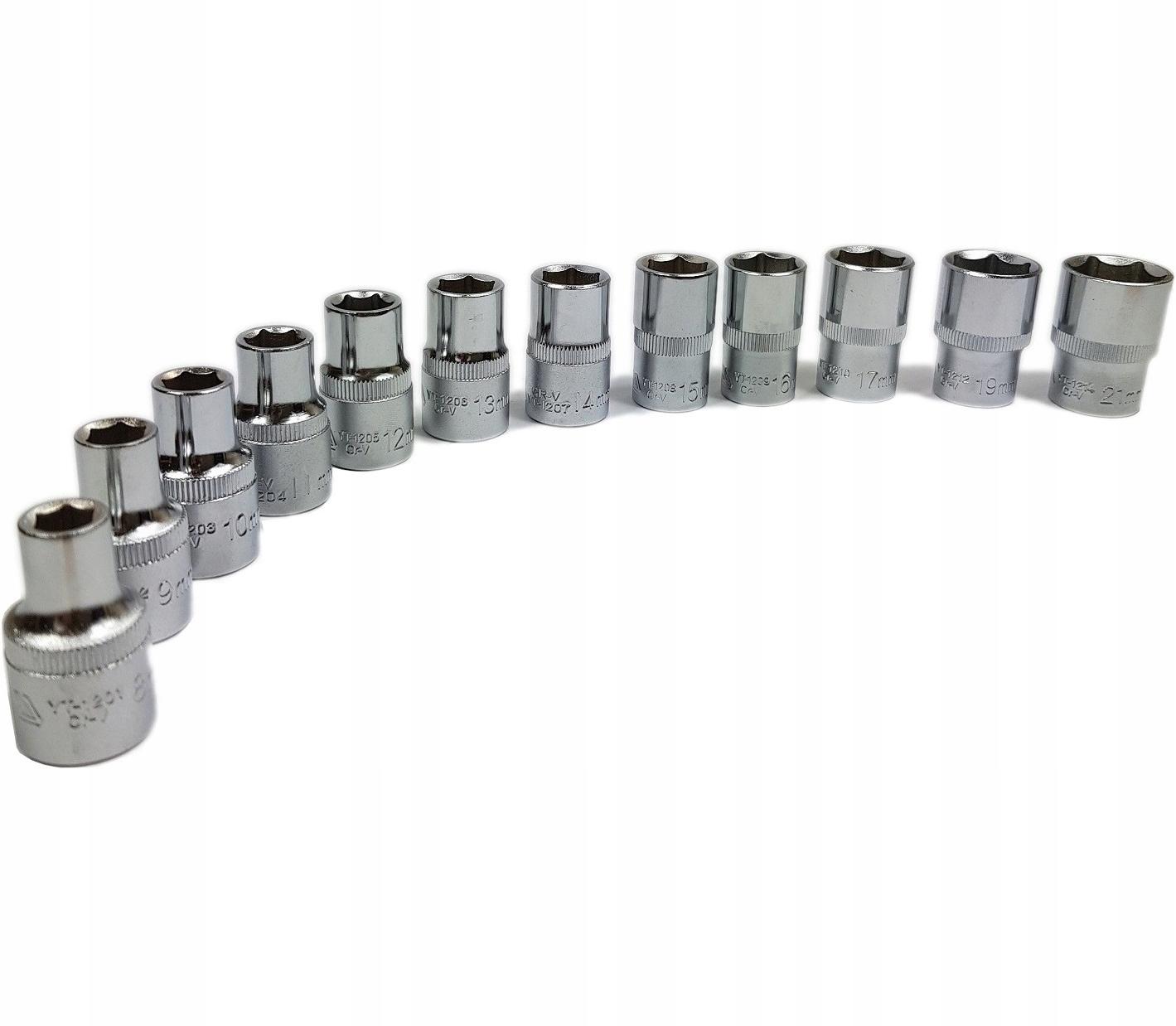 

Yato Zestaw Nasadek Nasadki Krótkie 1/2'' 8-21mm
