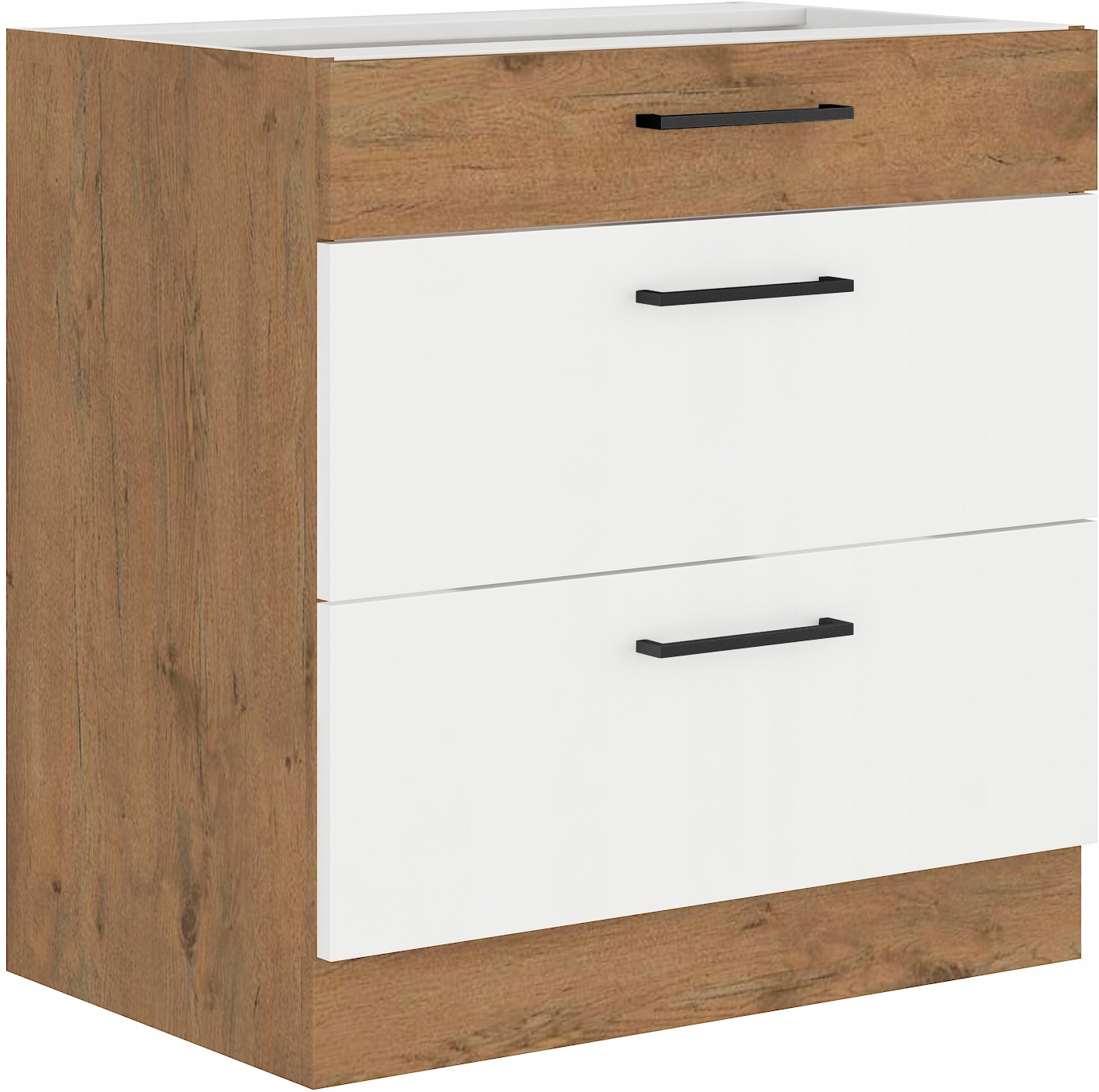 Kuchyňská Skříňka Vigo Zásuvky 80 CM Bílá Lancelot