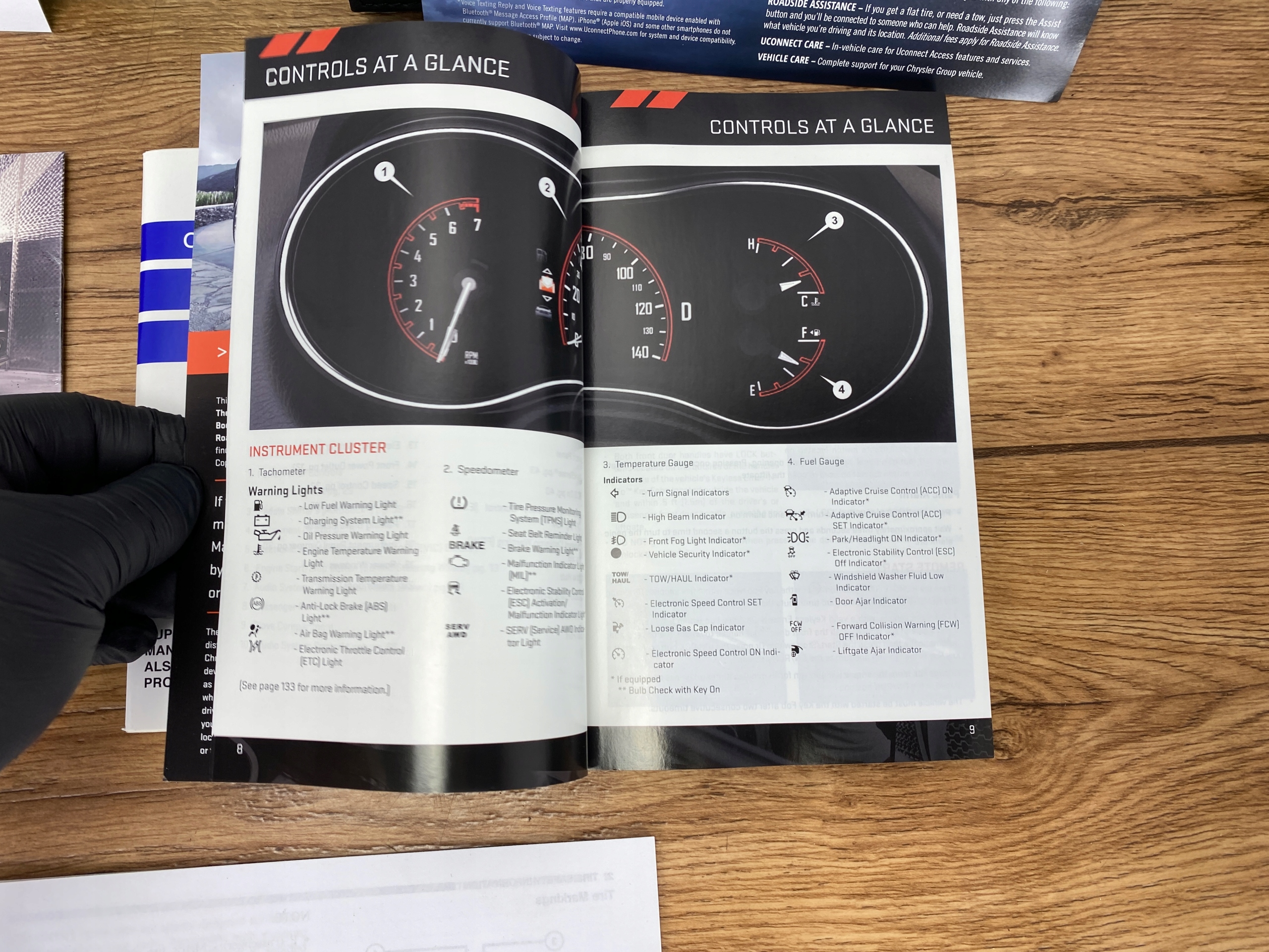 Ksiazka instrukcja Couverture Couvercle, Couverture Dodge Durango 5.7L 2014+ USA