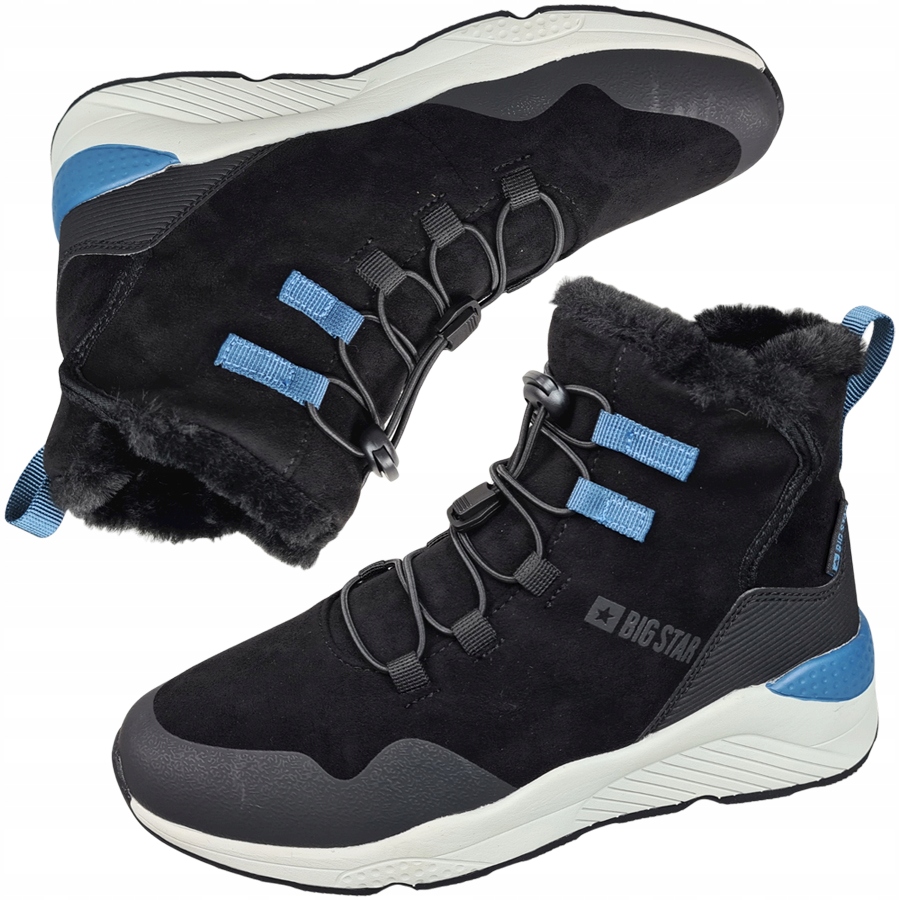 

Buty Big Star damskie śniegowce czarne II274261 36