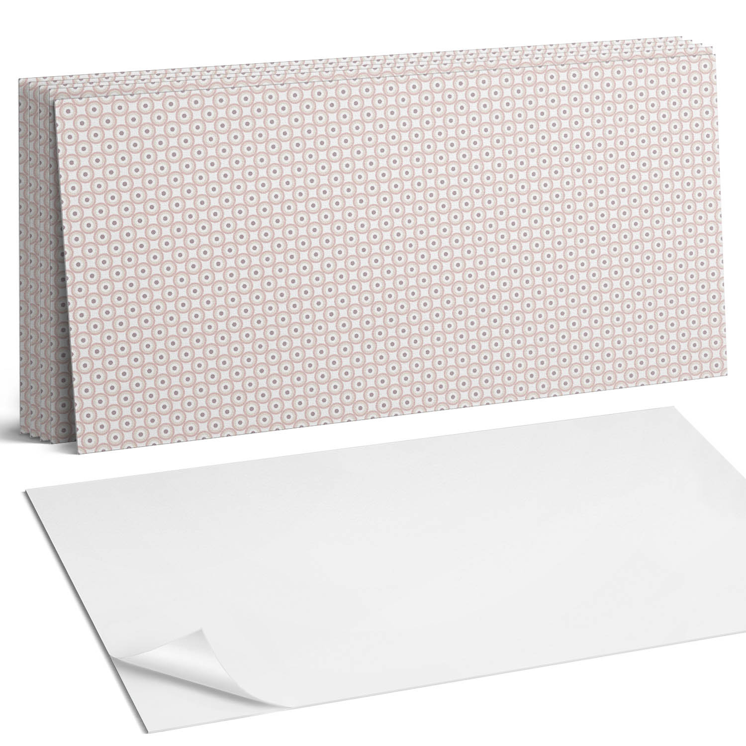 Nástěnné Pvc dlaždice Samolepící kruhy v síťovaném uspořádání 6 x 60 x 30 cm