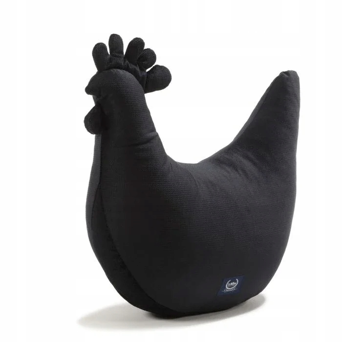 Poduszka Kura Babci Dany Velvet Black La Millou