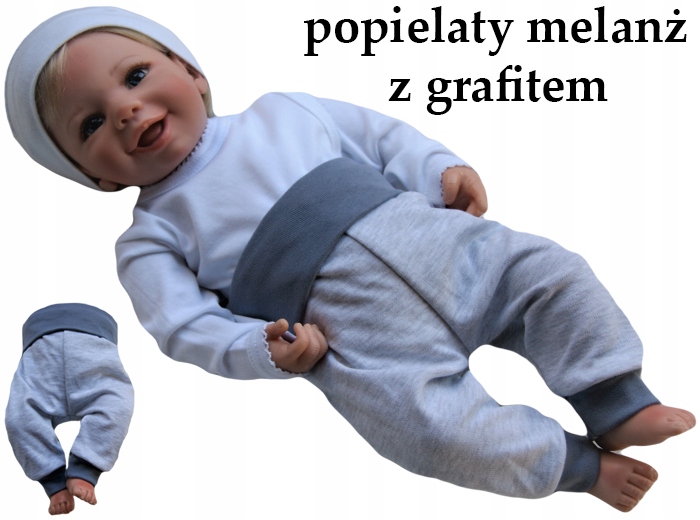 

Półśpioszki śpioszki bez stopek 80 spodenki
