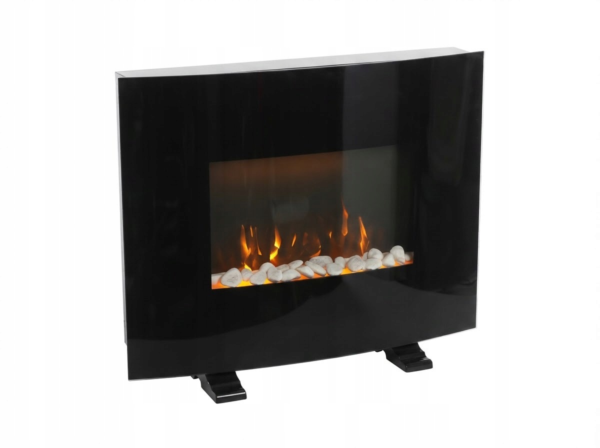 Elektrický nástěnný/stojací krb Led Funkce topení Dálkový Ovladač Plamen 2 kW
