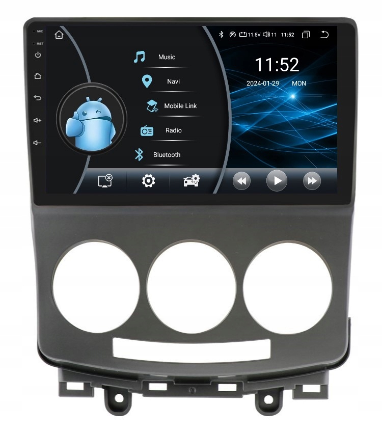 2DIN Android Auto Rádio Navigace Mazda 5 I 1 Cr Carplay 2/32 Gb Dsp Lte