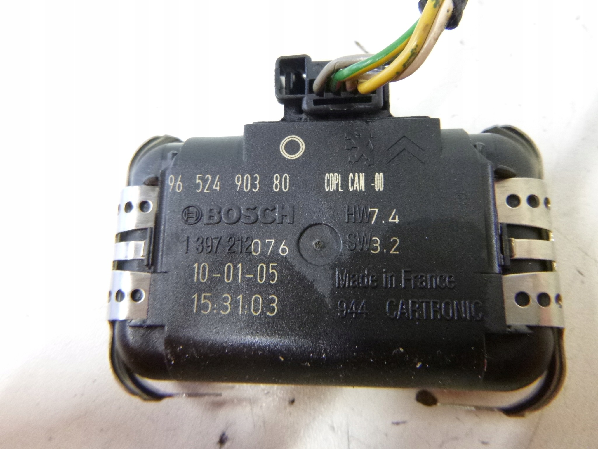 mirror inner Fotochrom Peugeot 407 sensor rain Valeo 9652490380