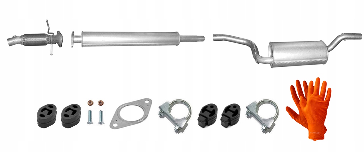 Ford Focus MK2 1.6 1.8 2.0 (2004-2011) Trubka Středové Tlumiče
