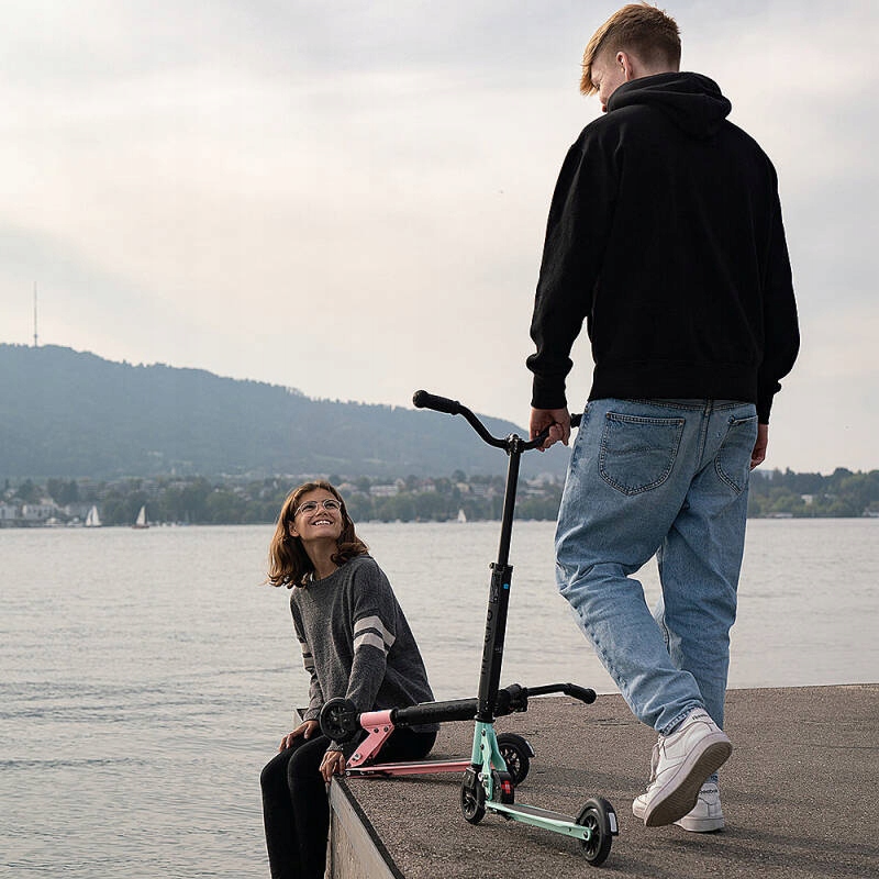 HULAJNOGA MICRO SPRITE DELUXE NEON ROSE SA0229 Hamulec tak