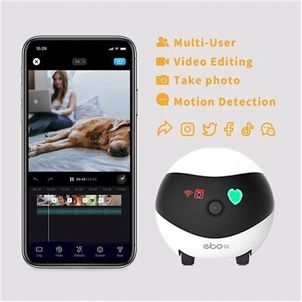 Smart EBO SE Family Robot IP Camera 16GB external Model Ebo SE