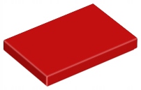 

Lego 26603 Tile Płytka 2x3 czerwona Nowa (1g)