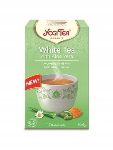 Yogi Tea Čaj s aloe vera (bílý čaj s aloe vera) 17 x 1.8 g Bio