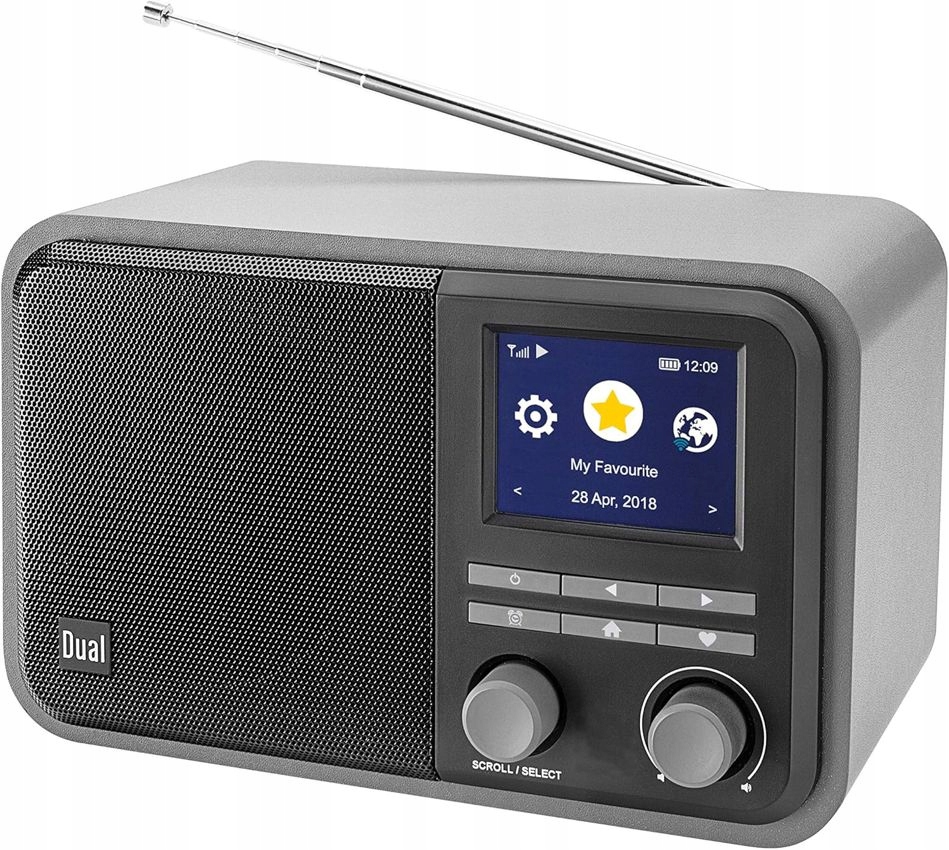 Radio Internetowe Dual Cr 510 WiFi Fm Bluetooth Dab+ Wbudowany Akumulator