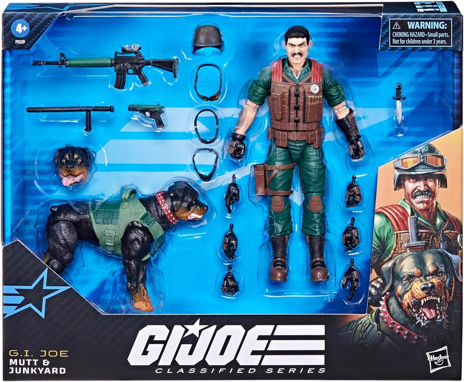 Hasbro G.i. Joe Classified Series 113 Mutt, Junkyard a mazlíček