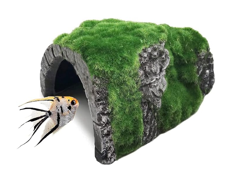 Levně Jeskyně pokrytá mechem pro akvárium