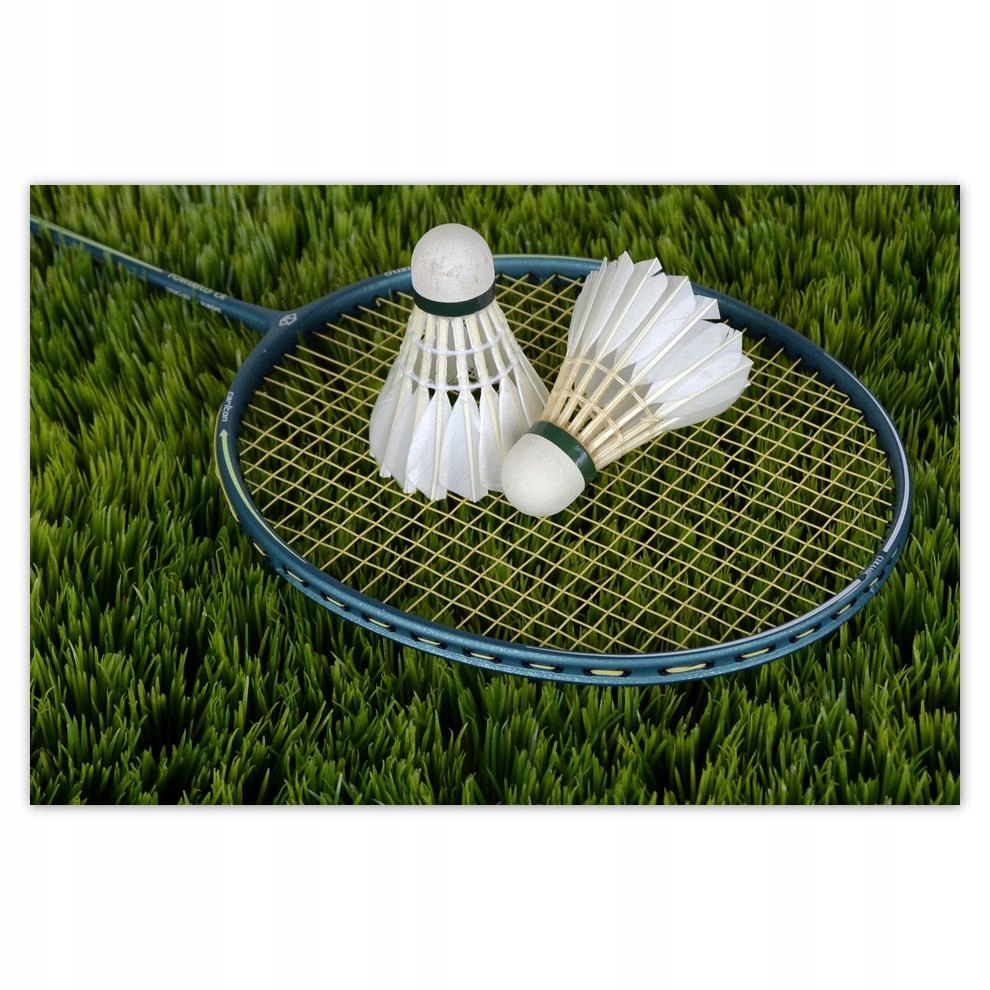 

Plakat 60x40 Badminton Lotka Rakieta