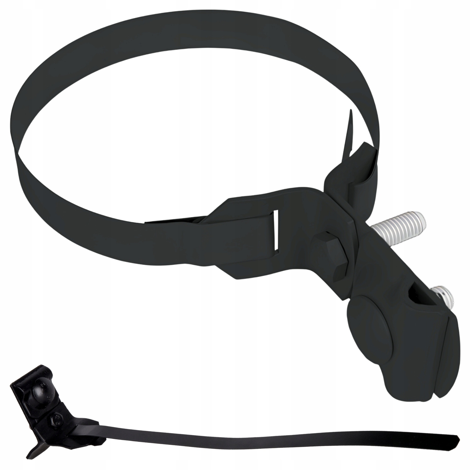 Uchwyt Odgromowy Do Rynny Czarny Nierdzewny Złącze Rynnowe Obejma