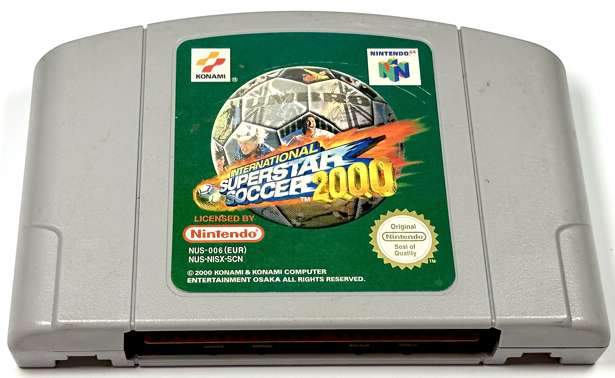International Superstar Soccer 2000 Nintendo 64 pudełkowa