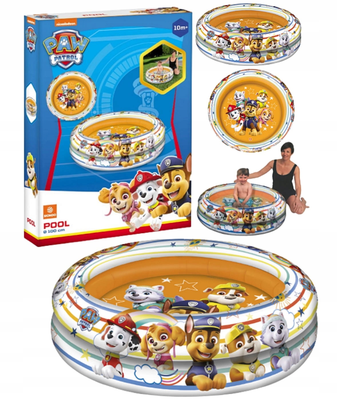 

Basen dmuchany okrągły Mondo 100 cm Psi Patrol