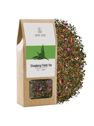 Mary Rose Čaj Zelená jahodová pole 50 g