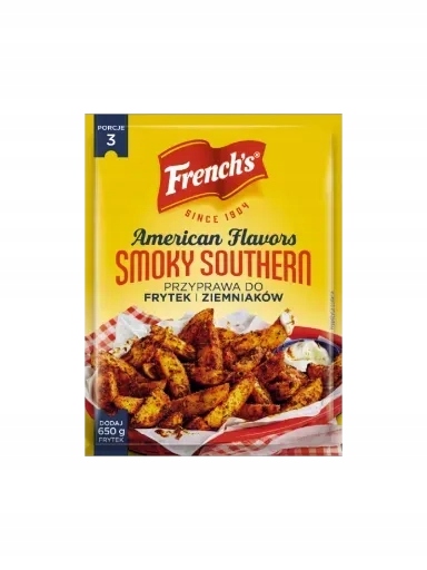Levně 9x French's Koření na hranolky a brambory Smoky Southern 15 g