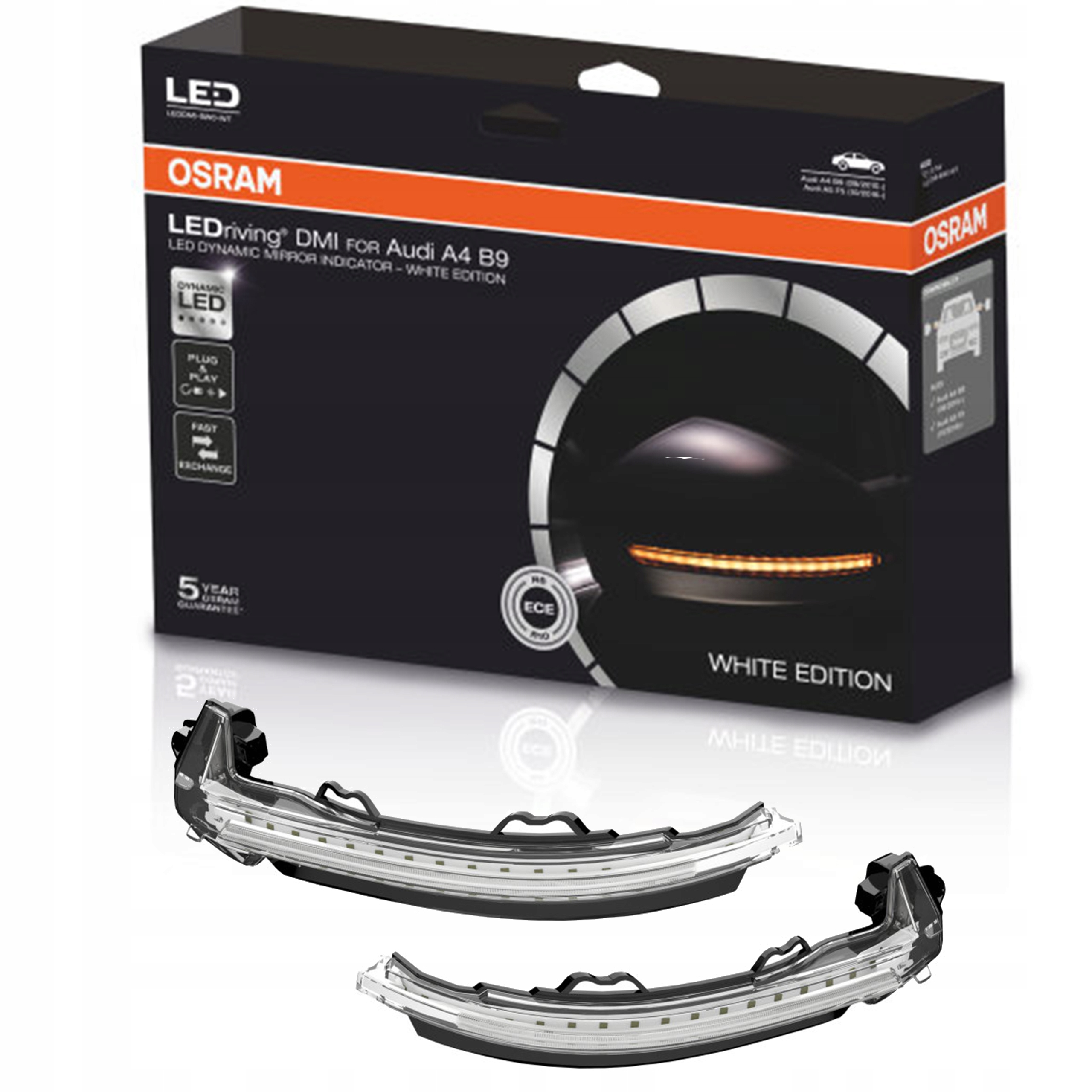8W0 - OSRAM динамические светодиодные поворотники для Audi A4 A5